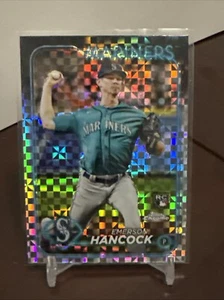 2024 Topps Chrome - X-Fractor #245 Emerson Hancock (RC) Seattle Mariners - Picture 1 of 2