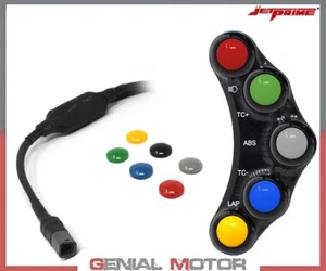JetPrime Racing Left Handlebar Switch for BMW S 1000 RR 2015 > 2018 - Picture 1 of 3