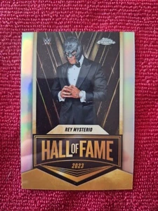 2025 WWE Topps Chrome Rey Mysterio "Hall of Fame" refractor - Picture 1 of 1