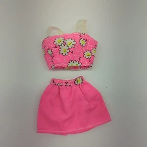 Barbie Fashion Favorites 1997 rosa Blumen Rock Top #68000-96 - Bild 1 von 6