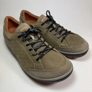 Ecco Biom Shoes Mens Size 9 Leather Casual Walking Comfort Lace Up Sneakers - Picture 1 of 20