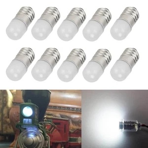 Bright White 432 LED bulbs 18 volt light bulbs For Lionel American Flyer 10 pack - Picture 1 of 7