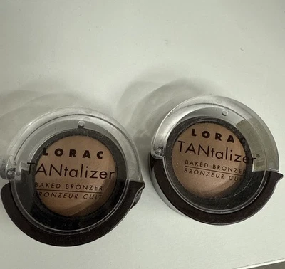 2 Lorac Tantalizer Baked Bronzer Matte Tan RARE Discontinued HTF - Image 1 of 2