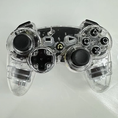 Afterglow AP.2 Clear Wireless Controller for PS3 No Dongle PL-6322B Untested - Image 1 of 4