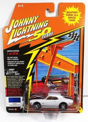 Johnny Lightning  White Lightning CHASE! 50 Years 1967 CHEVY CUSTOM CAMARO rare! - Image 1 of 4