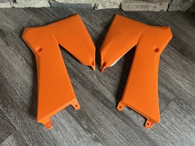 Cubiertas de radiador para minibicicleta KTM 85SX SX85 2006-2012 de UFO KT03088127 * Foto 1 de 4