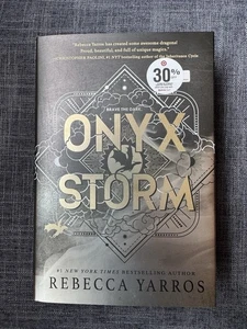 Onyx Storm by Rebecca Yarros Target Exclusive Hardcover Edition, IN HAND - Picture 1 of 3