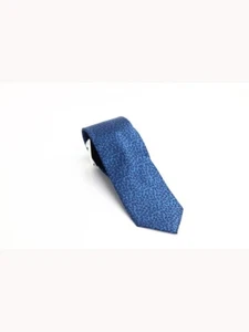 INC Mens Blue Patterned Slim Neck Tie - Picture 1 of 3