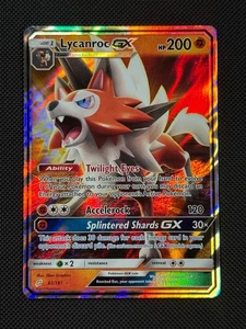 Pokémon Karte Lycanroc GX 82/181 HOLO Sonne & Mond Team Up Rare *2 - Bild 1 von 4