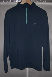 PETER MILLAR 1/4 Zip Golf Pullover Sweater Shirt Perth YELLOWSTONE CLUB L Navy - Bild 1 von 6