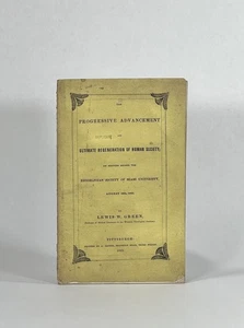 Lewis W Green / Progressive Advancement and Ultimate Regeneration of Human 1st - Imagen 1 de 2