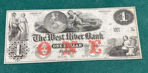 1 $ veraltete Währung Jamaika, Vermont knackiger Schein unsigniert - Bild 1 von 2