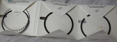 SET OF 8 DeVille Eldorado Fleetwood 4.1L GM Piston Ring Set Cadillac 82-87 - Image 1 of 3