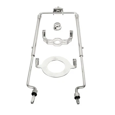 Kit Arpa Lámpara con Acabado, 1 Juego Soporte de Pantalla Ajustable con Base, Plateado Foto 1 de 4