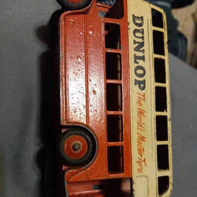 Dinky Toys #290 Dunlop The World's Master Tyre Meccano Double Decker Bus 1958 - Image 1 of 4