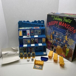The Addams Family Creepy Mansion Action Game 1992 Pressman Complete - Picture 1 of 7