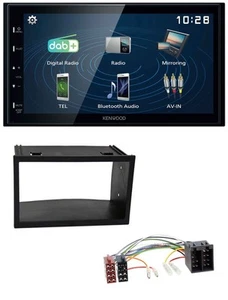 Kenwood 2DIN Bluetooth MP3 USB DAB Autoradio für VW Golf 4 Polo T4 Fox Passat IS - Bild 1 von 7