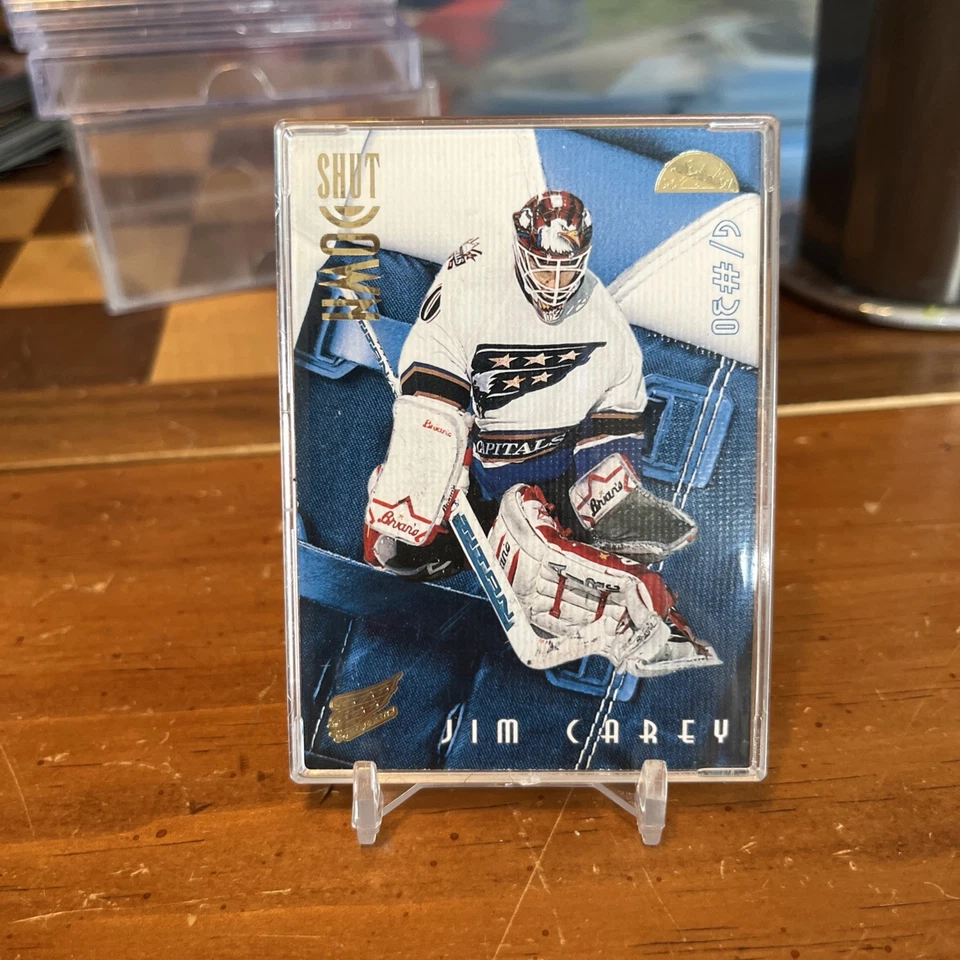 Donruss Leaf Jim Carey 1996-97 cierre #10 0580/2500 Foto 1 de 2