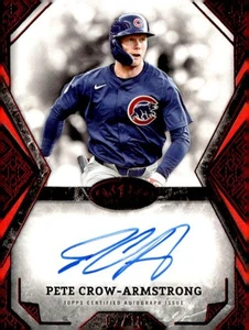 2025 Topps Tier One Pete Crow Armstrong Tier One Talent Auto 02/15 - Picture 1 of 2
