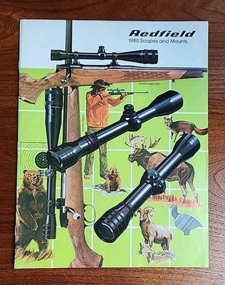 1980 Redfield Field Spotting Gun Scopes Sales Brochure Catalog Accessories - Image 1 of 4
