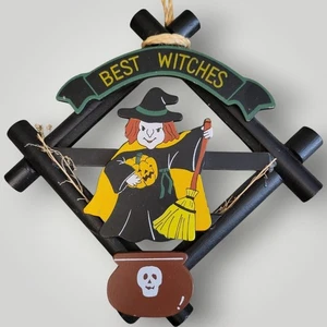 Russ Berrie Halloween Colgante Bruja Decoración Medidas 8x8 Pulgadas - Imagen 1 de 5