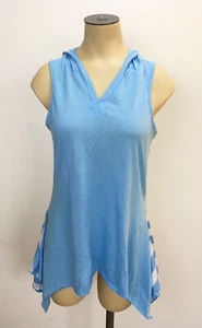 Coconut Creek Trading Company Sleeveless Hooded Shirt Women's Size XL - Picture 1 of 6