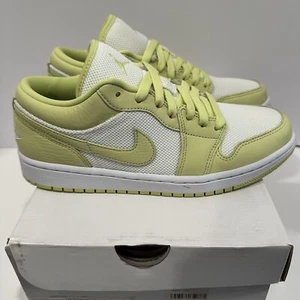 Air Jordan 1 Low SE Summit White Limelight Women's Size 9 NEW DH9619-103 - Picture 1 of 7