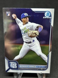 2022 Bowman Chrome Wander Franco Base Rookie Card RC #10 Tampa Bay Rays