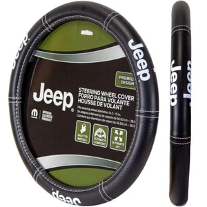 Jeep Logo Lenkradbezug Mopar Lenkradhülle Lenkradschoner Steering Wheel Cover - Picture 1 of 1