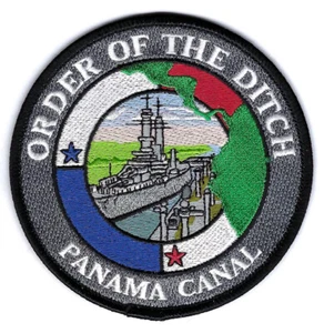 PANAMÁ CANAL ORDEN DE LA ZANJA SOMBRERO PARCHE GORRA PIN UP EE. UU. MARINA VETERANO REGALO - Imagen 1 de 24