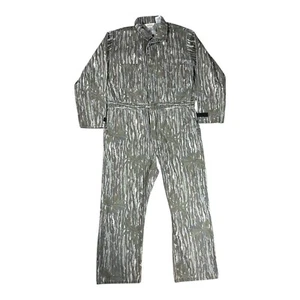 Vintage Walls Full Zip Camo Coveralls Size XLT Made In USA Hunting Unlined - Picture 1 of 8