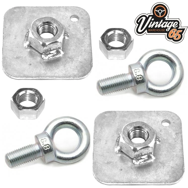 PAR DE PLACAS DE ANCLAJE Y CINTURÓN DE SEGURIDAD TRIUMPH SPITFIRE/GT6/HERALD/VITESSE Foto 1 de 1