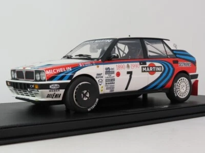 TopMarques Lancia Delta HF 16V #7 Auriol Rally Monte Carlo 1990 1/12 TMR1218E - Immagine 1 di 4
