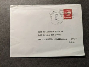 APO 09221 VICENZA, ITALY 1975 Army Cover BANKING - Picture 1 of 2