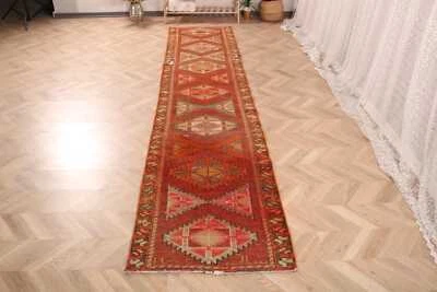 Vintage Runner Rug, Statement Rugs, Vintage Rug, Turkish Rugs, Moroccan Rugs - Image 1 of 4