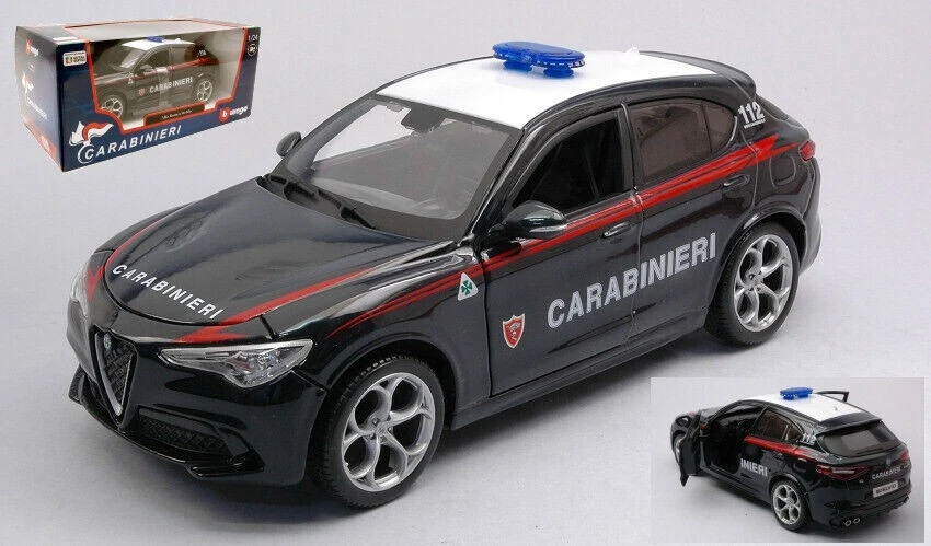 Bburago Burago Carabinieri 1 24 Grigio Giochi e Giocattoli