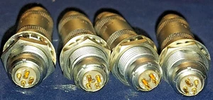 1 x Lemo / Lemosa Stecker + Buchse FFA.1S. 4 polig ; Swiss Made *TOP* - Bild 1 von 2