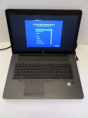 HP ZBook 15 G3 i7-6820HQ 2.7GHz 16GB 256G SSD Win10 Backlit  Gaming Laptop - Image 1 of 4