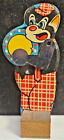 Vintage+1950%27s+4%22+Tin+Litho+Bear+with+Drum+Clicker+Toy+Likely+German