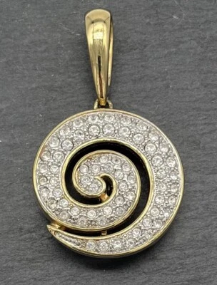 Pierre Lang Damen Anhänger, Modeschmuck, vergoldet, Zirkonia, guter Zustand. - Bild 1 von 2