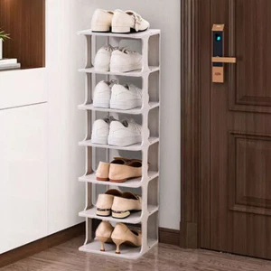 7 Tier Shoe Rack Tall Storage Shelf Cabinet Home Organiser Footwear Stand NEW - Picture 1 of 9