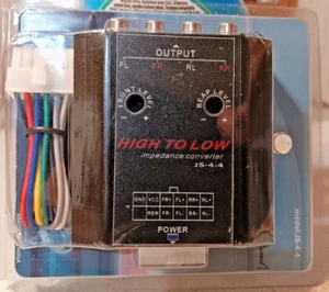 Amplifier Adapter Hi Low Converter / 4 Channel Improved Resolution Model JS-4-4 - Picture 1 of 5
