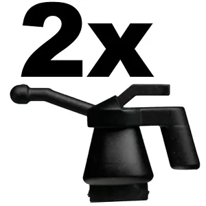 NEW LEGO - Figure Accessory - Tool - Oil Can Black x2 - 2928 6208 7680 10197 - Picture 1 of 1