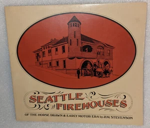 Scarce 1972 SEATTLE FIREHOUSES Horse Drawn & Early Motor Era WA Fire Fighter -K5 - Picture 1 of 4