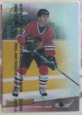 Doug Gilmour 1998-99 Topps Finest Refractor #54 Chicago Blackhawks