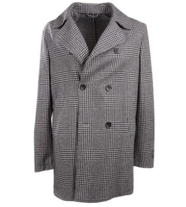 Belvest Relaxed-Fit Unstructured Glen Plaid Wool Overcoat 40R (Eu 50) Coat NWT - Picture 1 of 9