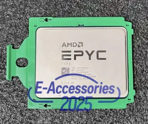 AMD EPYC 7452 cpu processor 32 cores 64 threads 2.35GHz up to 3.35GHz 155w - Afbeelding 1 van 2