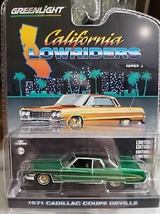 1971 Cadillac Coupe Deville Lowrider By Greenlight