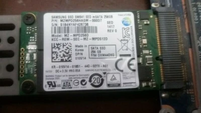 Dell 10V14 Samsung 256GB mSATA SSD Solid State Drive MZMPD256HAGM - Image 1 of 2