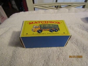 Vintage MATCHBOX Lesney Stake Truck Series 4 NOS NIB w Box 1968 - Picture 1 of 9